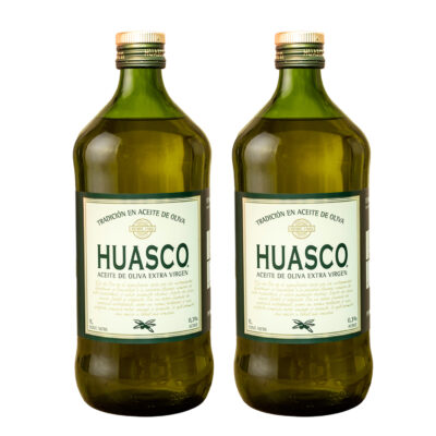 Aceite de Oliva Huasco 1L - Pack 2 Botellas